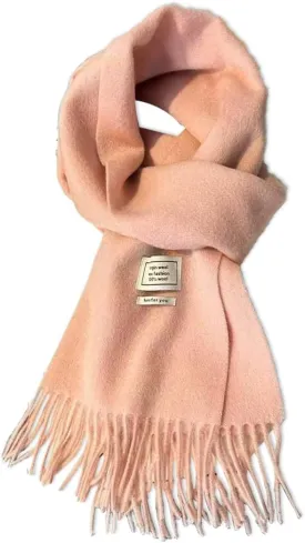 100 Australian Wool Scarf Knitted Soft Warm Neckwear for Women and Men