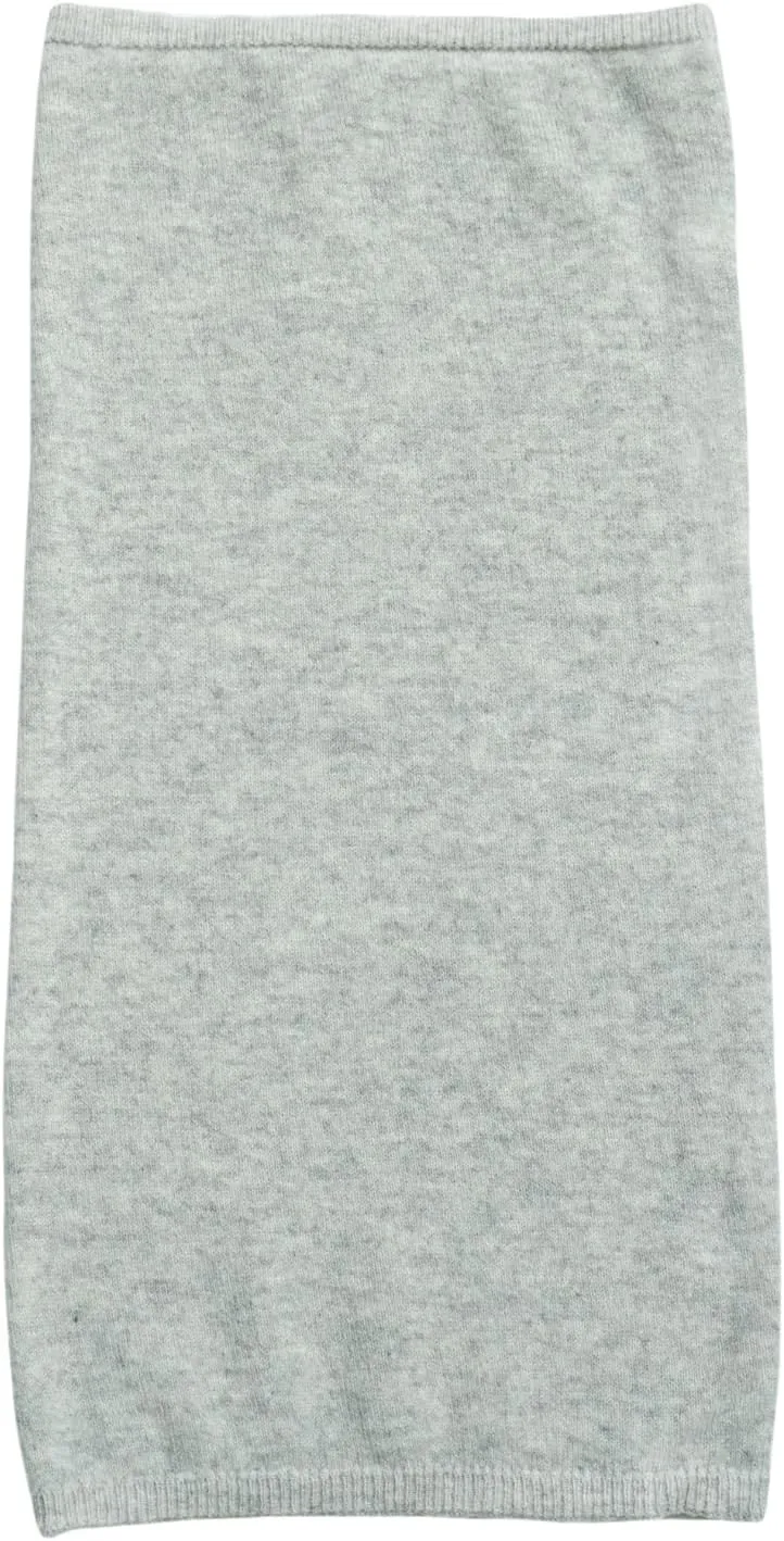 100% Cashmere Knitted Neck Gaiter Neck Warmer Loop Scarf for Men and Women.