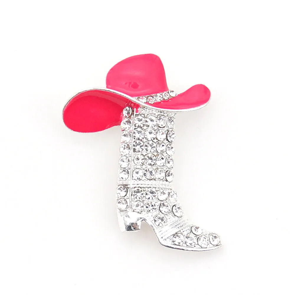 50x38mm Jewelry Crystal Rhinestone Enamel High Heel Shoe Brooch Pin Vintage Fashion Brooch Is Fashionable Jewelry and Gift for Nurse/woman/family/colleague