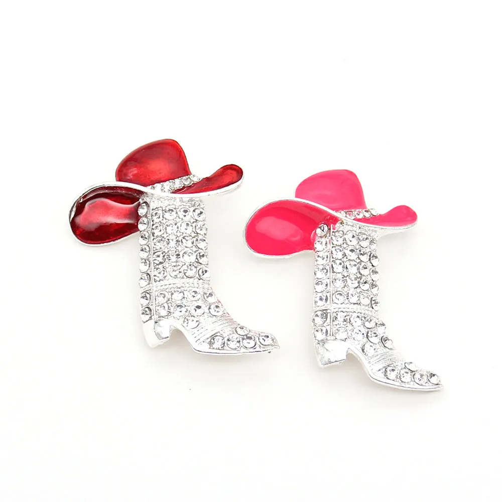 50x38mm Jewelry Crystal Rhinestone Enamel High Heel Shoe Brooch Pin Vintage Fashion Brooch Is Fashionable Jewelry and Gift for Nurse/woman/family/colleague