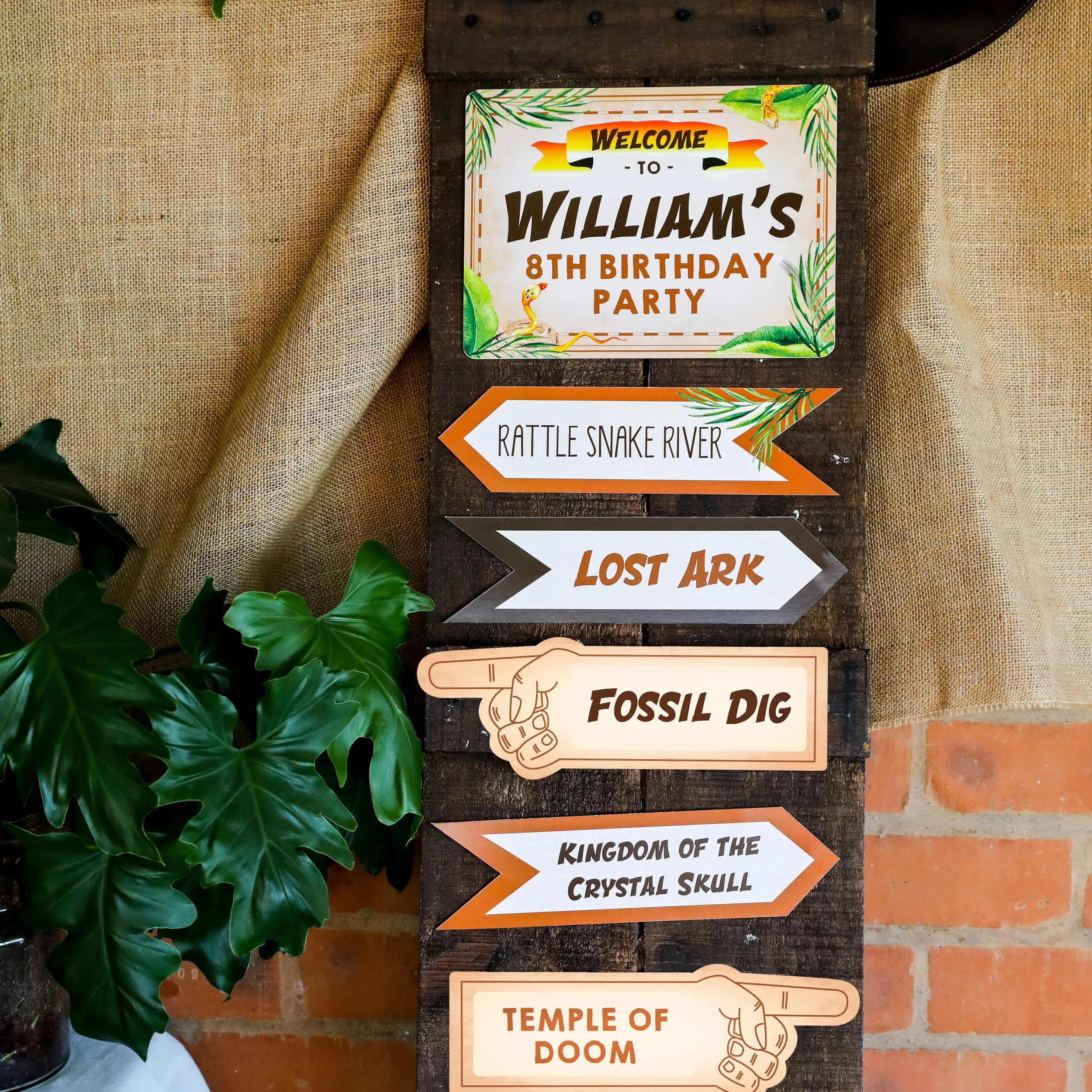 Adventure Party Birthday Decor | Indiana Jones Explorer Party Decor