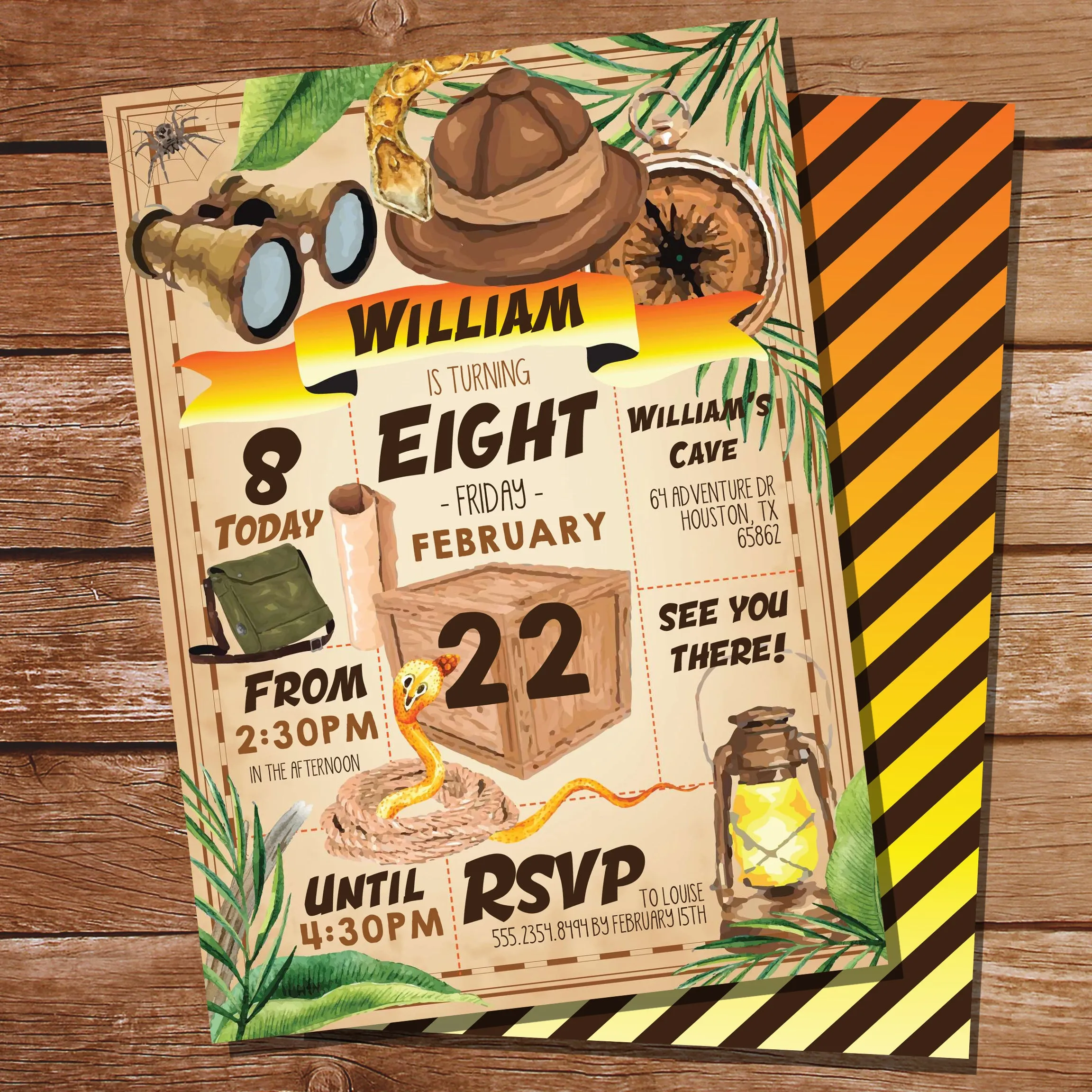 Adventure Party Birthday Decor | Indiana Jones Explorer Party Decor