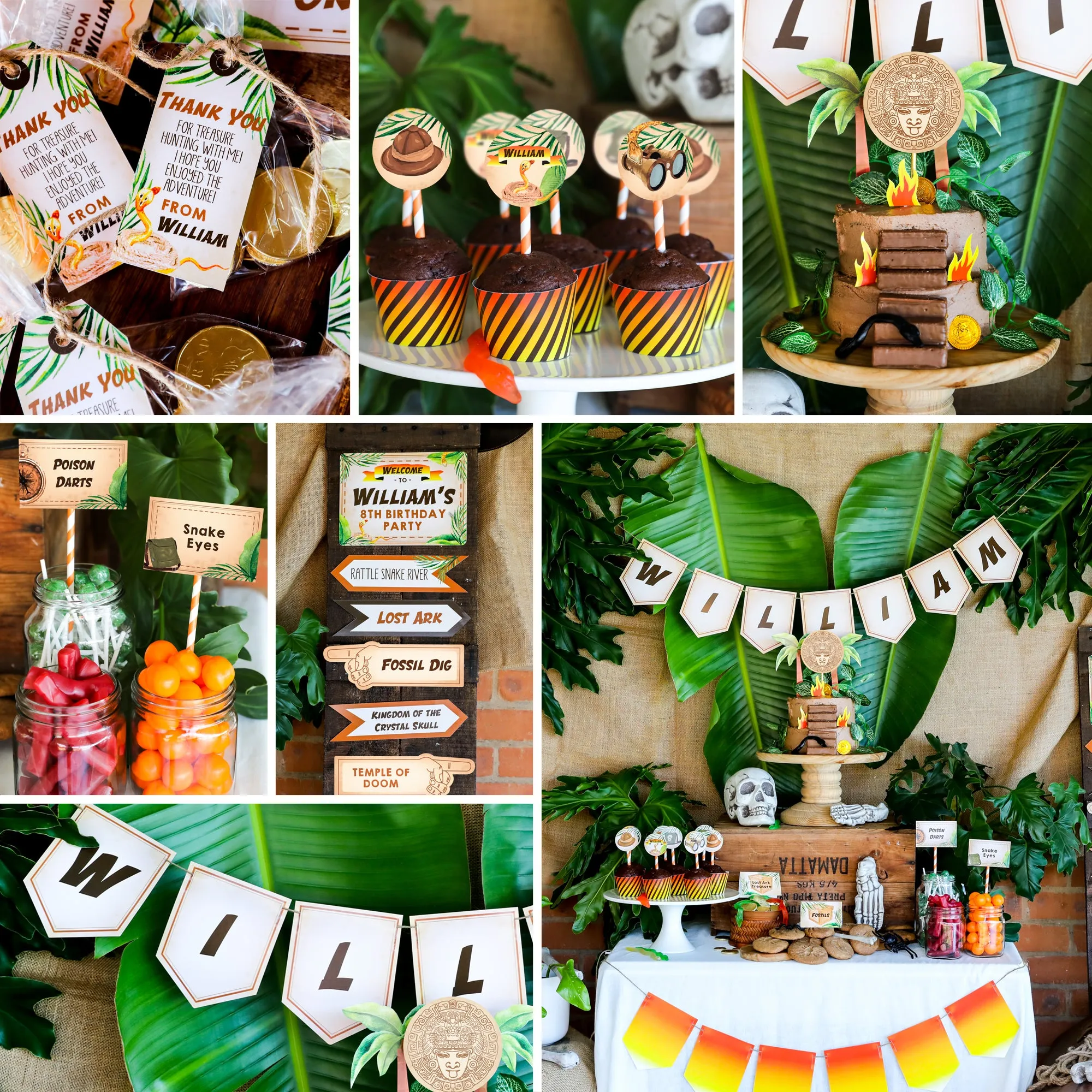 Adventure Party Birthday Decor | Indiana Jones Explorer Party Decor