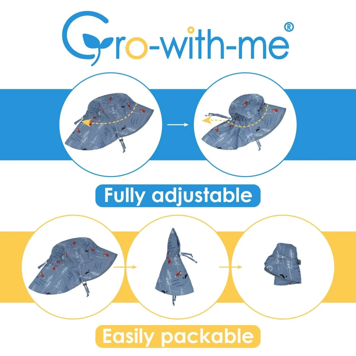 Aqua-Dry Adventure Sun Hat: Sea Turtle