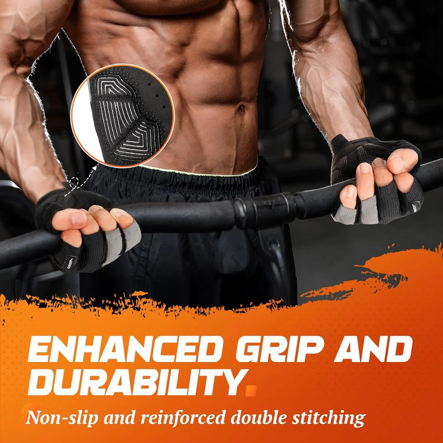 ATERCEL Workout Gloves for Men and Women, Weight Lifting With Firm Grip, Lightweight for Exercise, Cycling, Fitness, Pull Ups, Training, Climbing and Rowing
