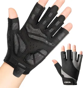 ATERCEL Workout Gloves for Men and Women, Weight Lifting With Firm Grip, Lightweight for Exercise, Cycling, Fitness, Pull Ups, Training, Climbing and Rowing