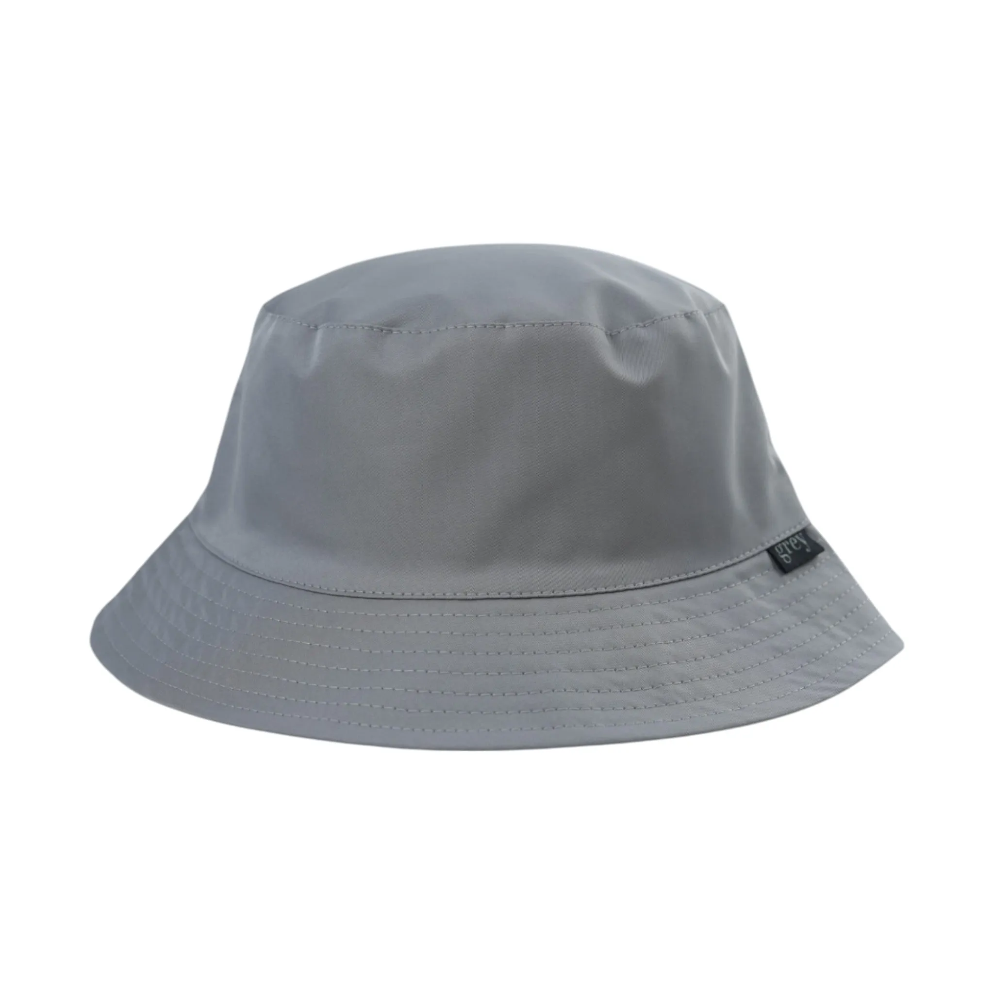 Avery N.S. Reversible Bucket Hat (Grey with Logo on Light Blue)