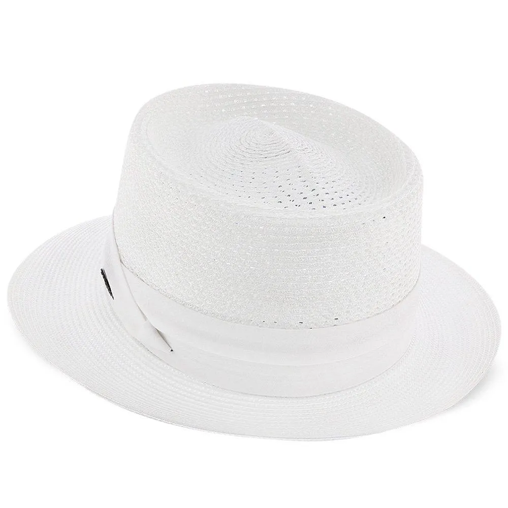 Bishop - Dobbs Straw Porkpie Hat - DSBISH