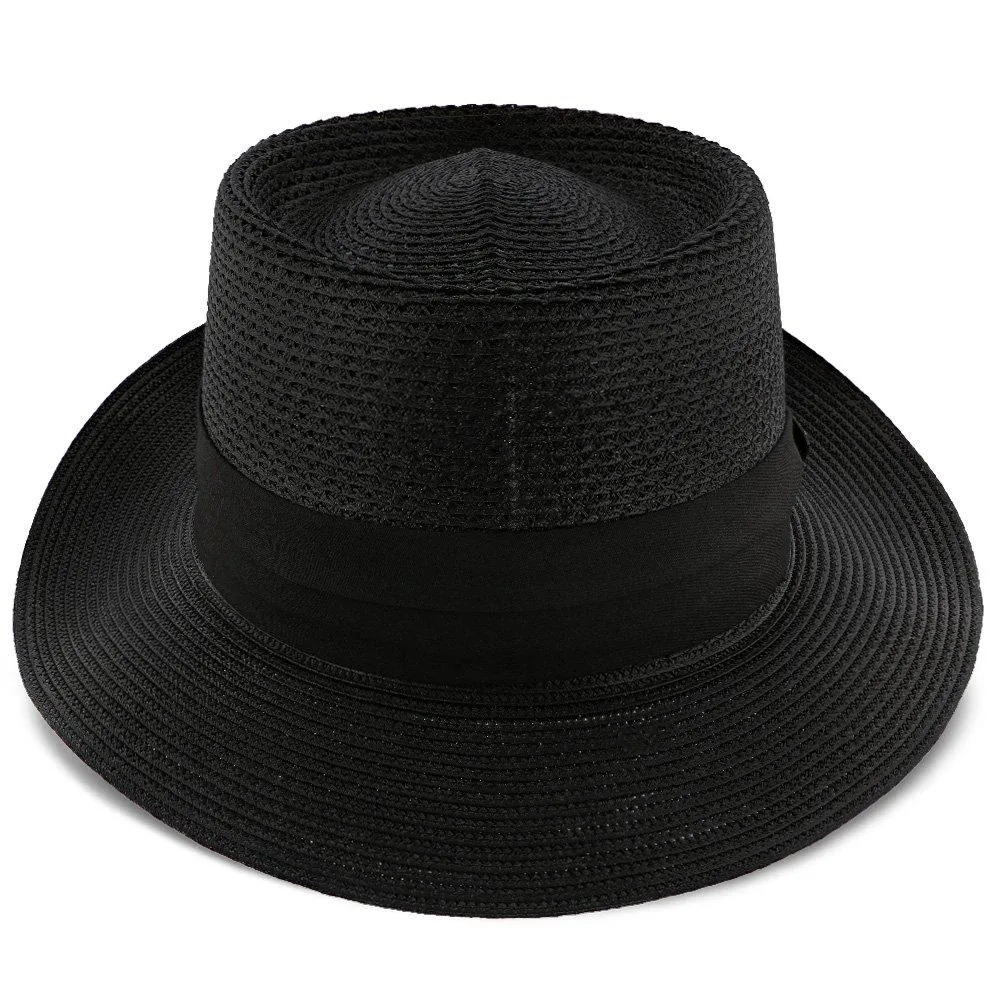 Bishop - Dobbs Straw Porkpie Hat - DSBISH
