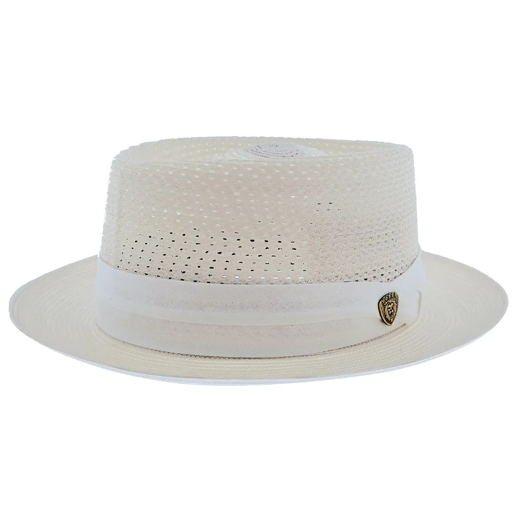 Bishop - Dobbs Straw Porkpie Hat - DSBISH