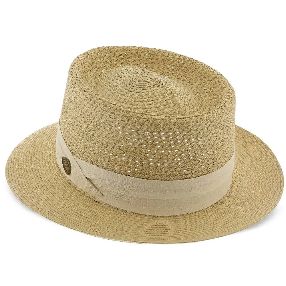 Bishop - Dobbs Straw Porkpie Hat - DSBISH