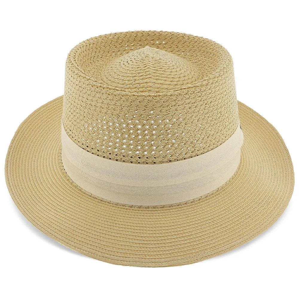 Bishop - Dobbs Straw Porkpie Hat - DSBISH