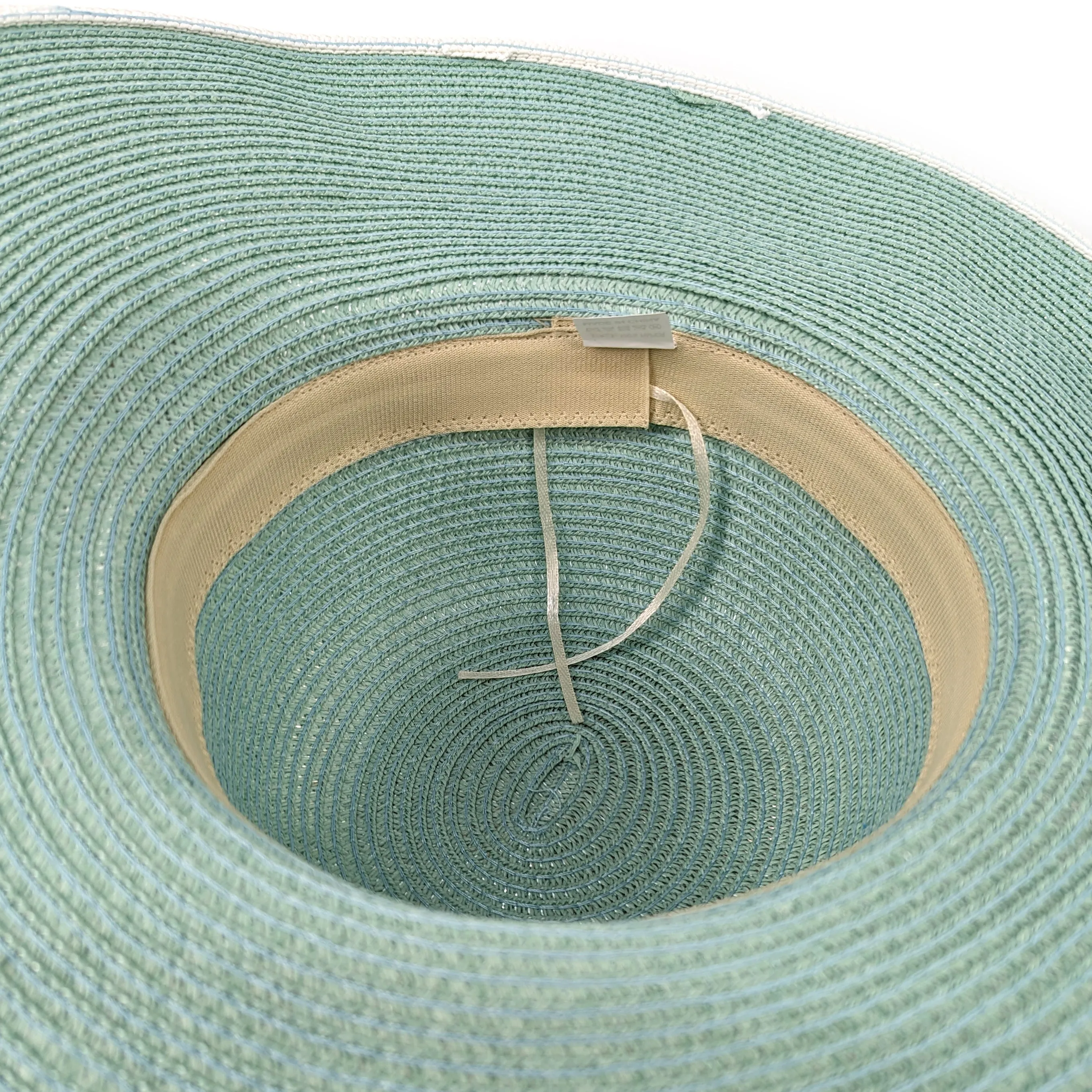 Bold Daisy Wide Brim Foldable Hat - Light Green