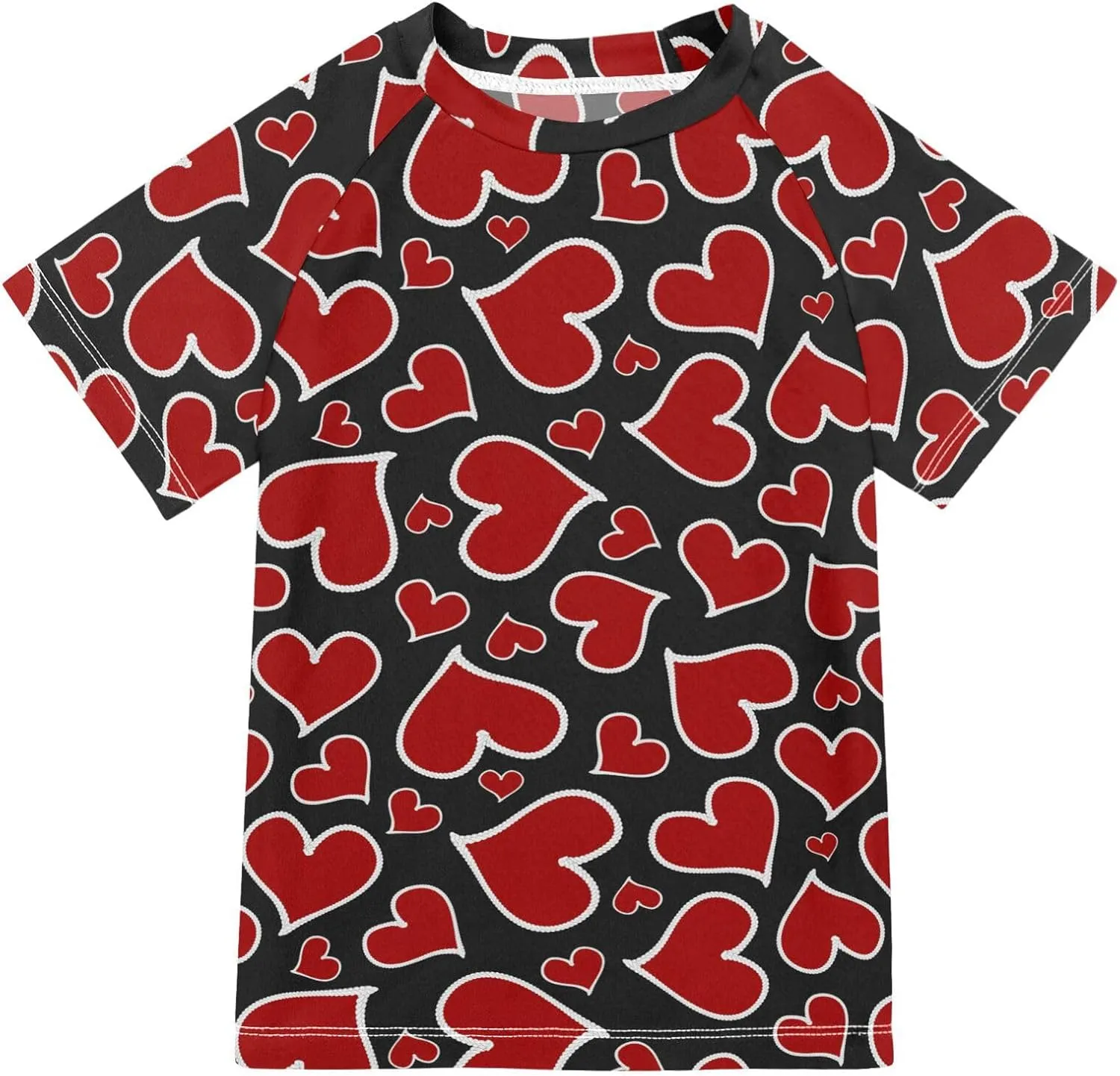 Boys Rash Guard Short Sleeve UPF 50  Christmas Tree Cakes Quick Dry Swim Shirts Swimwear for 3-12Y