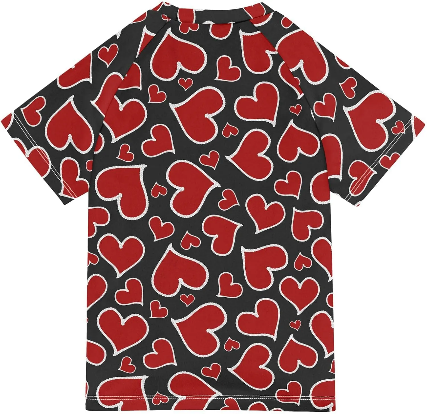Boys Rash Guard Short Sleeve UPF 50  Christmas Tree Cakes Quick Dry Swim Shirts Swimwear for 3-12Y
