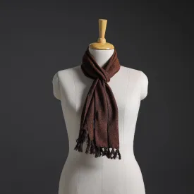 Brown - Kumaun Handwoven Merino Wool Scarf 223