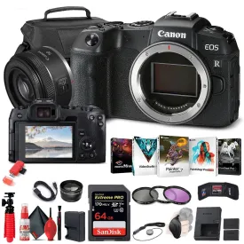 Canon EOS RP Mirrorless Digital Camera (3380C002)   RF 50mm Extreme Bundle