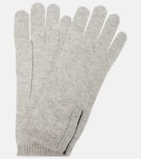 Cashmere gloves Brunello Cucinelli, gray