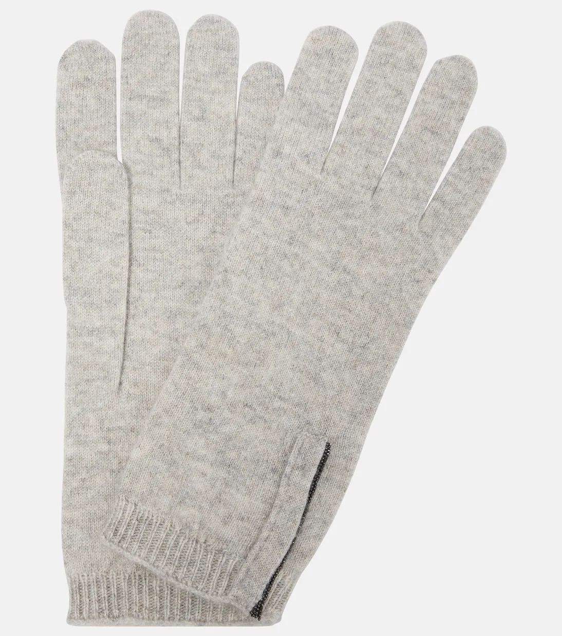 Cashmere gloves Brunello Cucinelli, gray