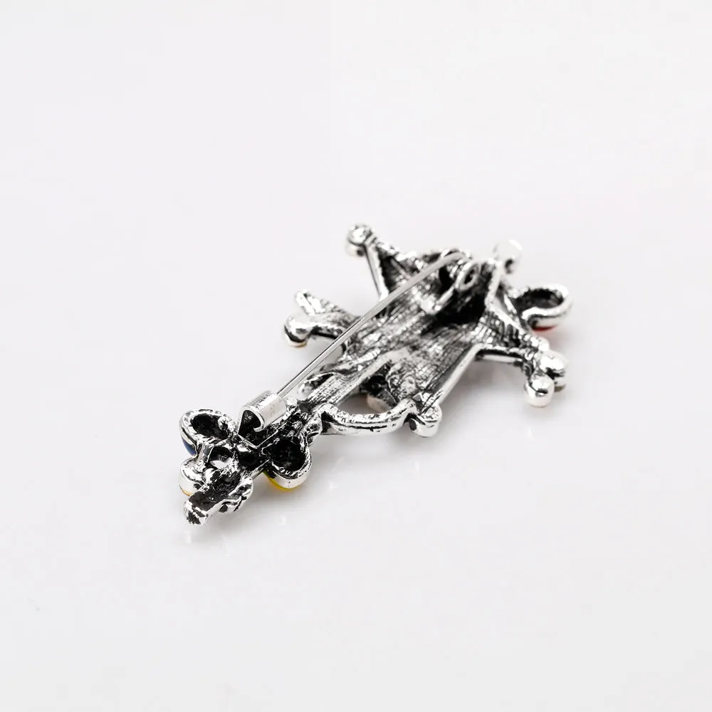 Christmas star stick-Christmas brooch-holiday brooch-the best gift for Christmas