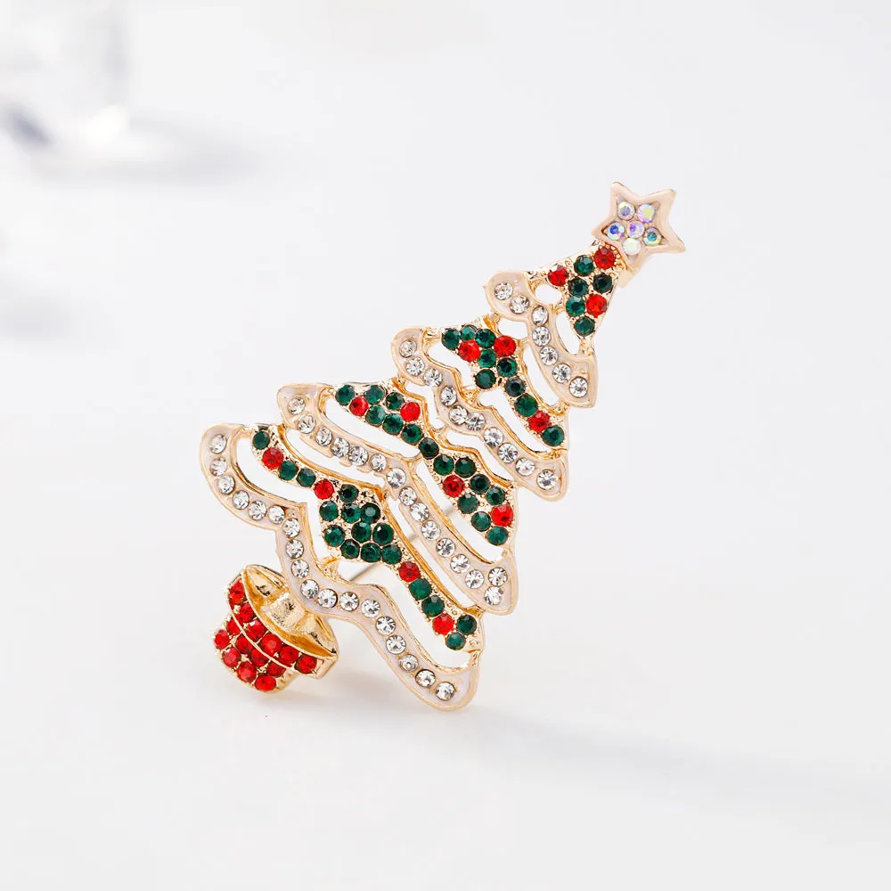 Christmas tree brooch-Christmas brooch-female brooch-vintage brooch-the best gift for Christmas