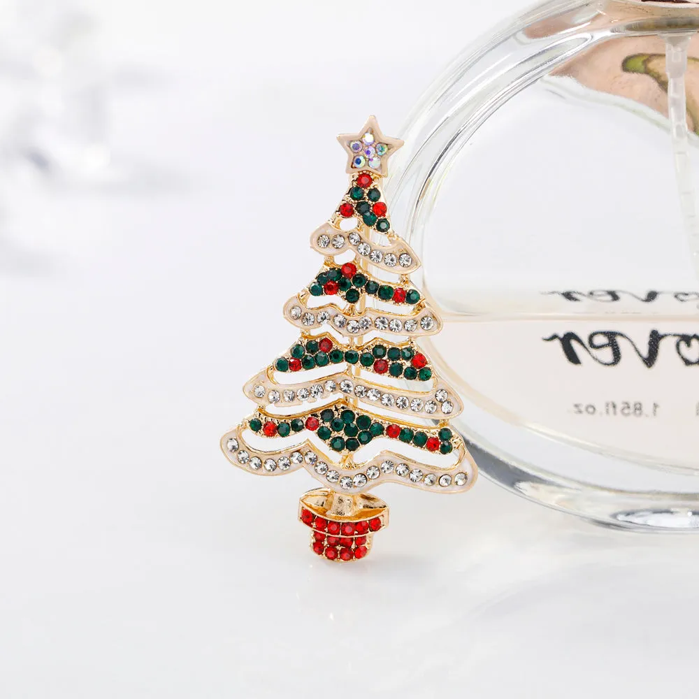 Christmas tree brooch-Christmas brooch-female brooch-vintage brooch-the best gift for Christmas