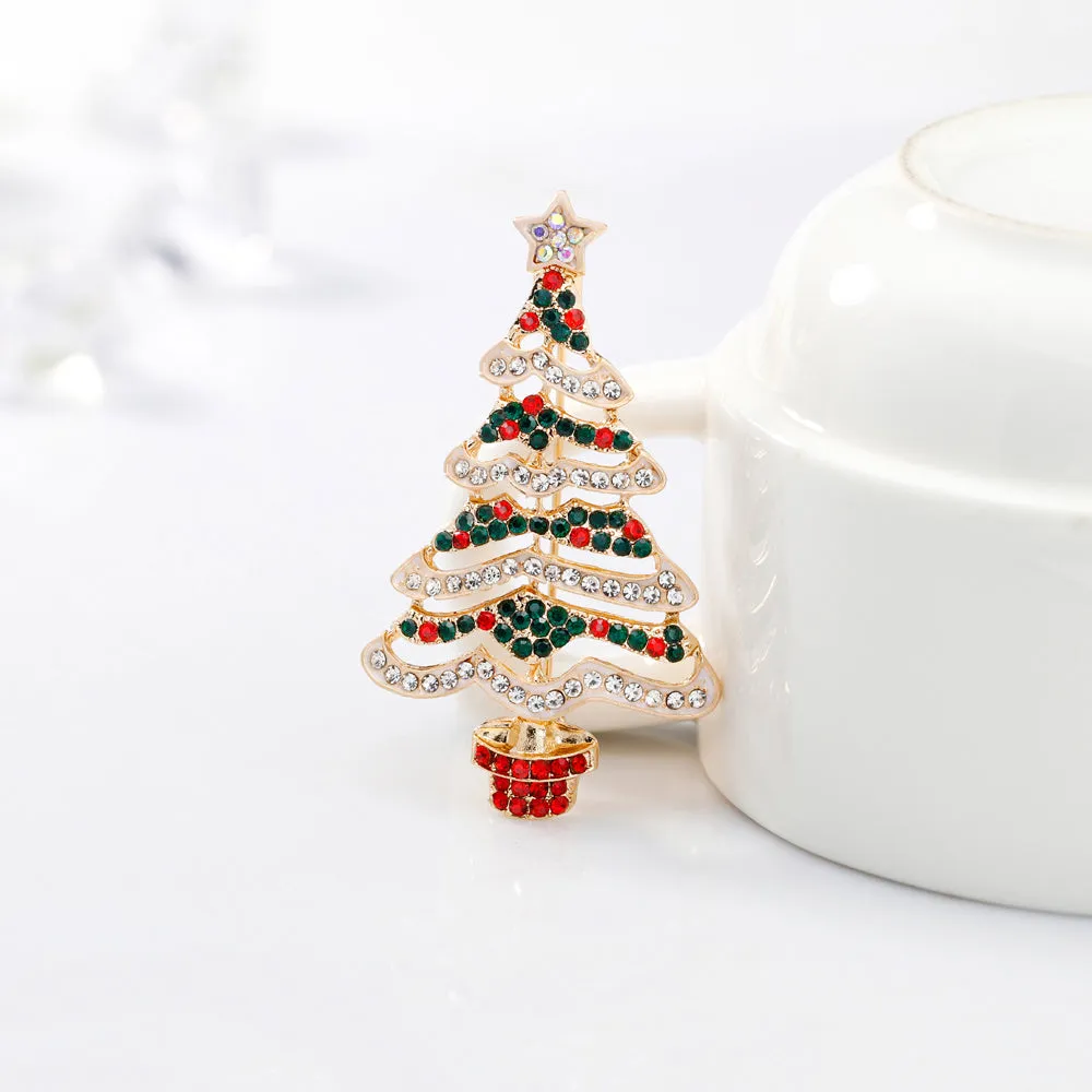Christmas tree brooch-Christmas brooch-female brooch-vintage brooch-the best gift for Christmas