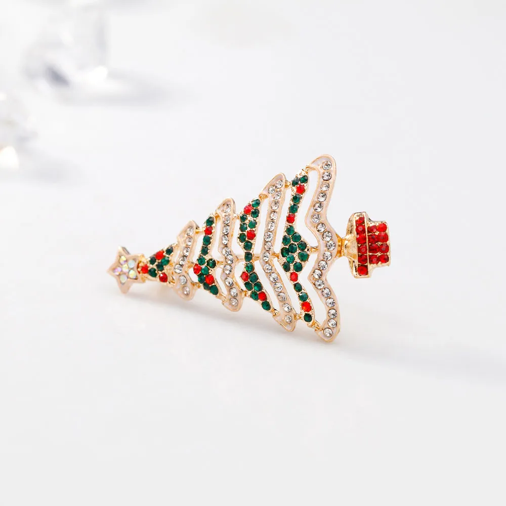 Christmas tree brooch-Christmas brooch-female brooch-vintage brooch-the best gift for Christmas