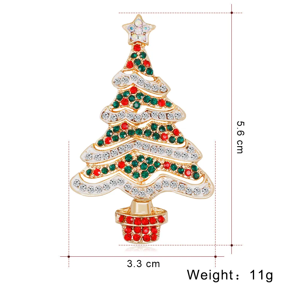Christmas tree brooch-Christmas brooch-female brooch-vintage brooch-the best gift for Christmas