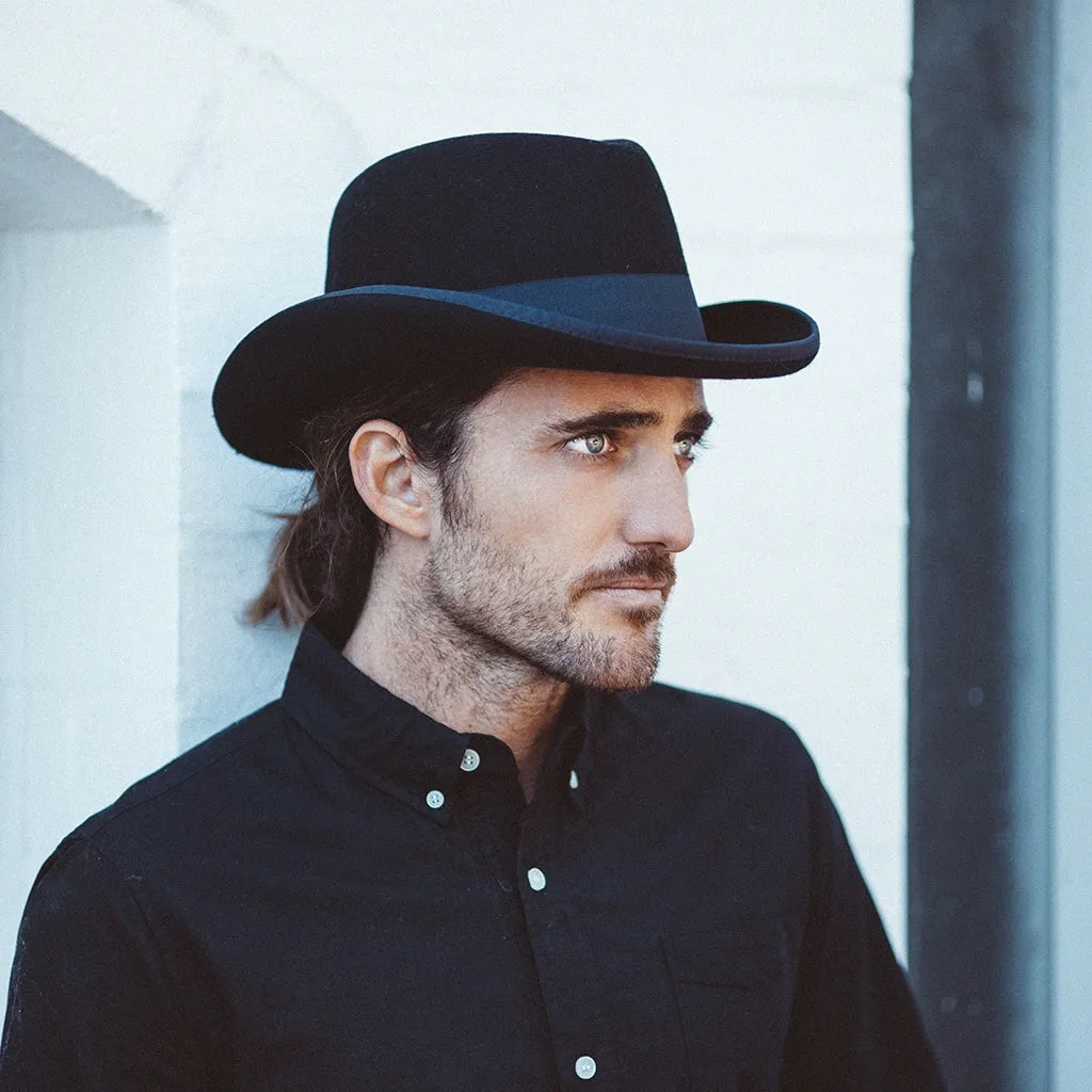 Conner Mr. Homburg Australian Wool Gangster Fedora Hat