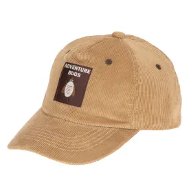 Corduroy Cap with Woven Adventure Bugs Patch