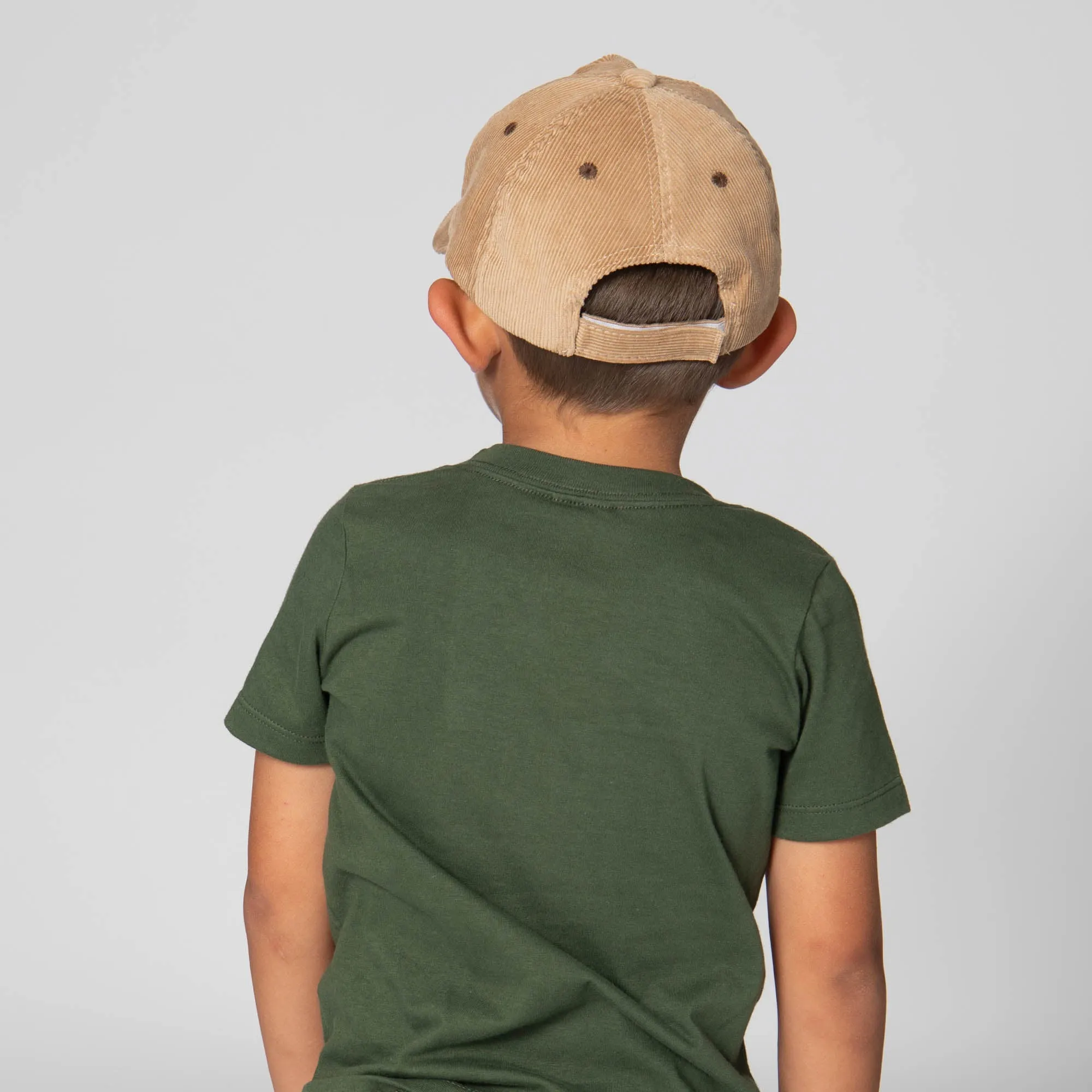 Corduroy Cap with Woven Adventure Bugs Patch