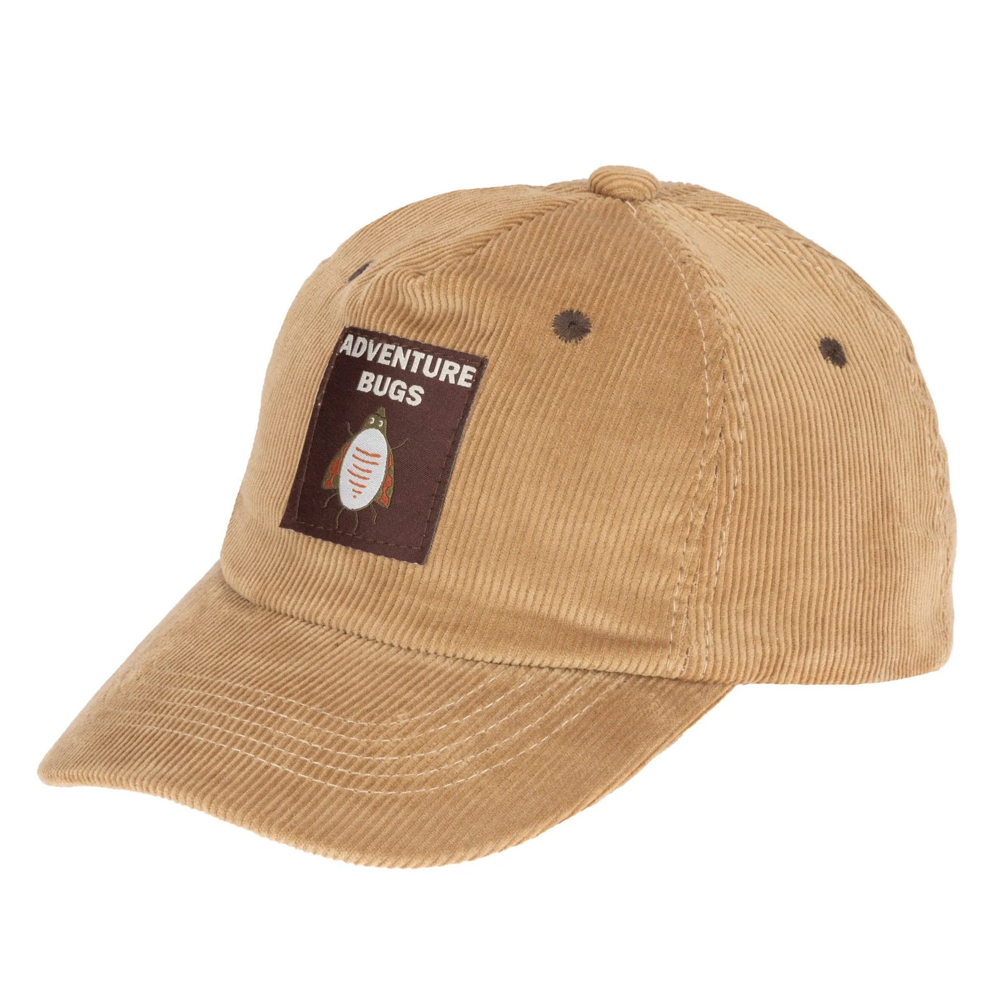 Corduroy Cap with Woven Adventure Bugs Patch