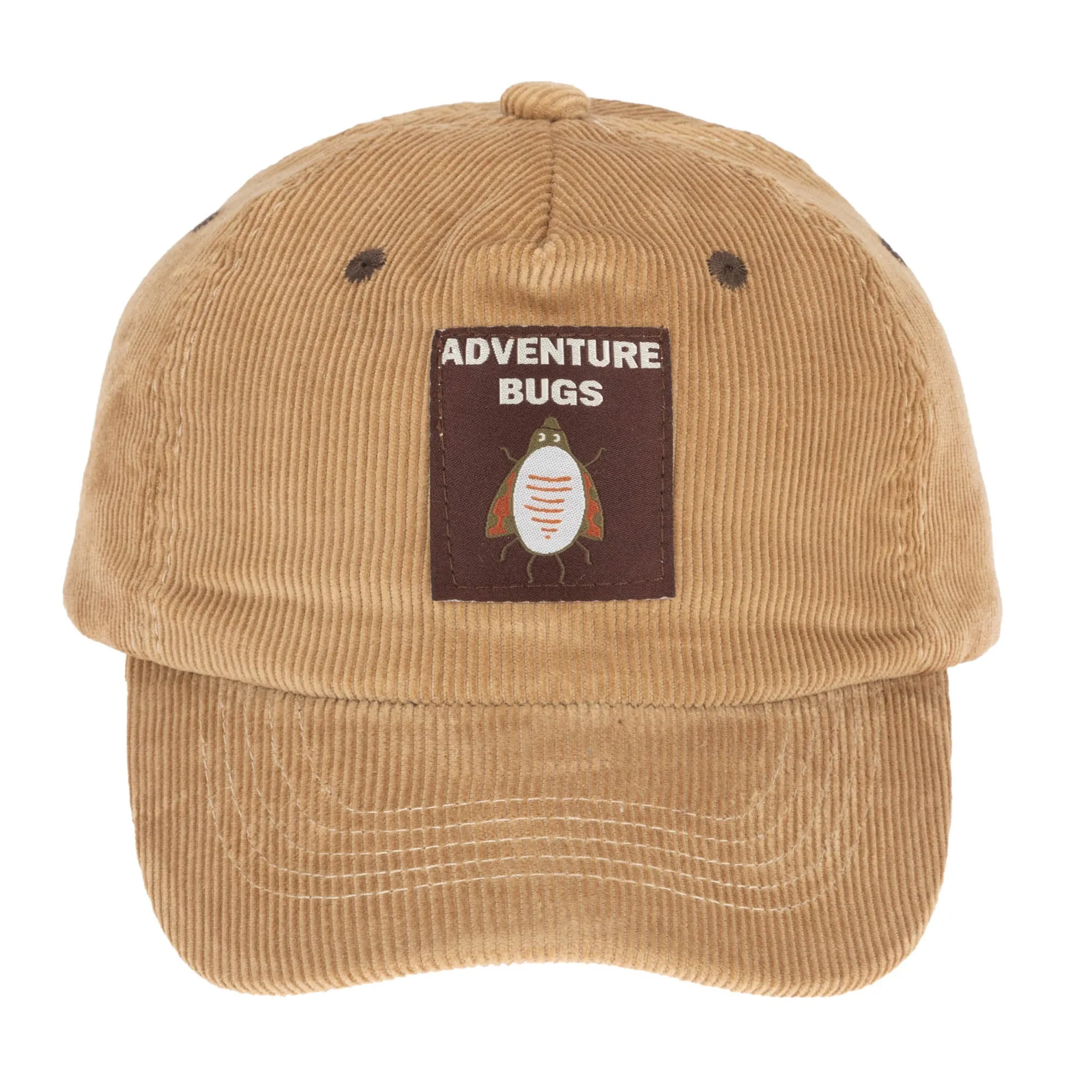 Corduroy Cap with Woven Adventure Bugs Patch