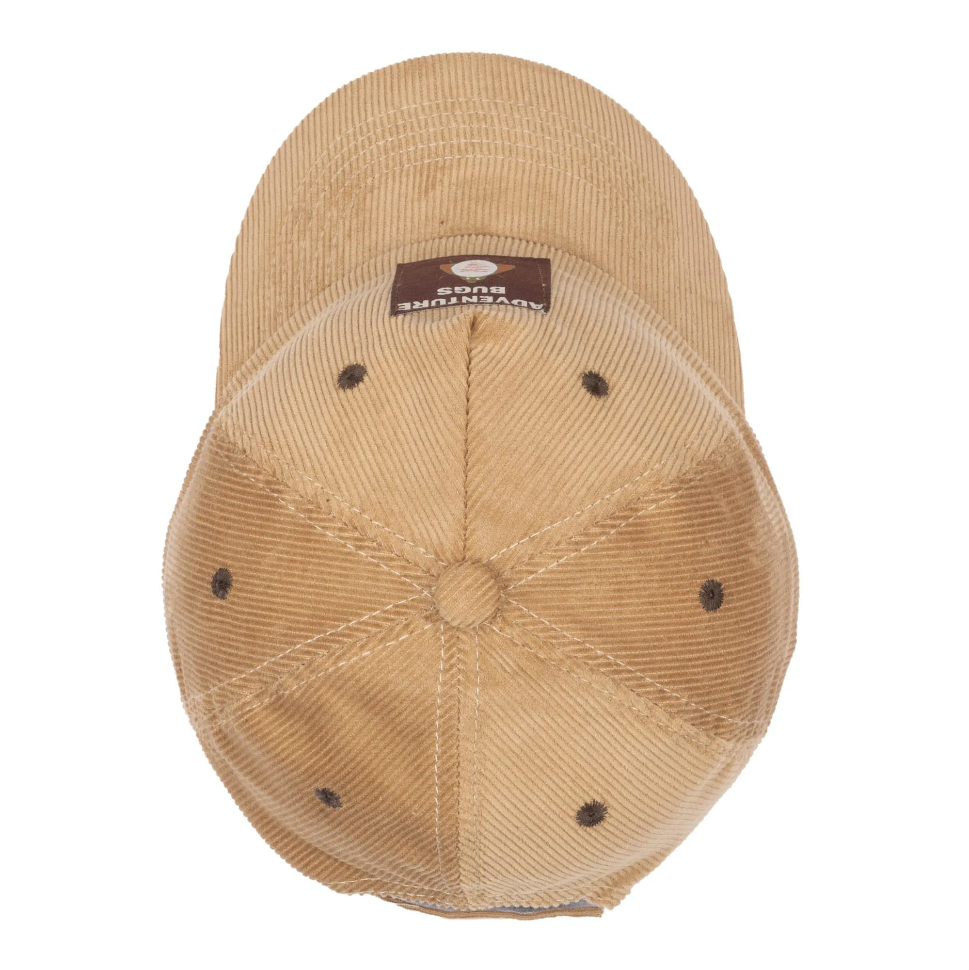 Corduroy Cap with Woven Adventure Bugs Patch