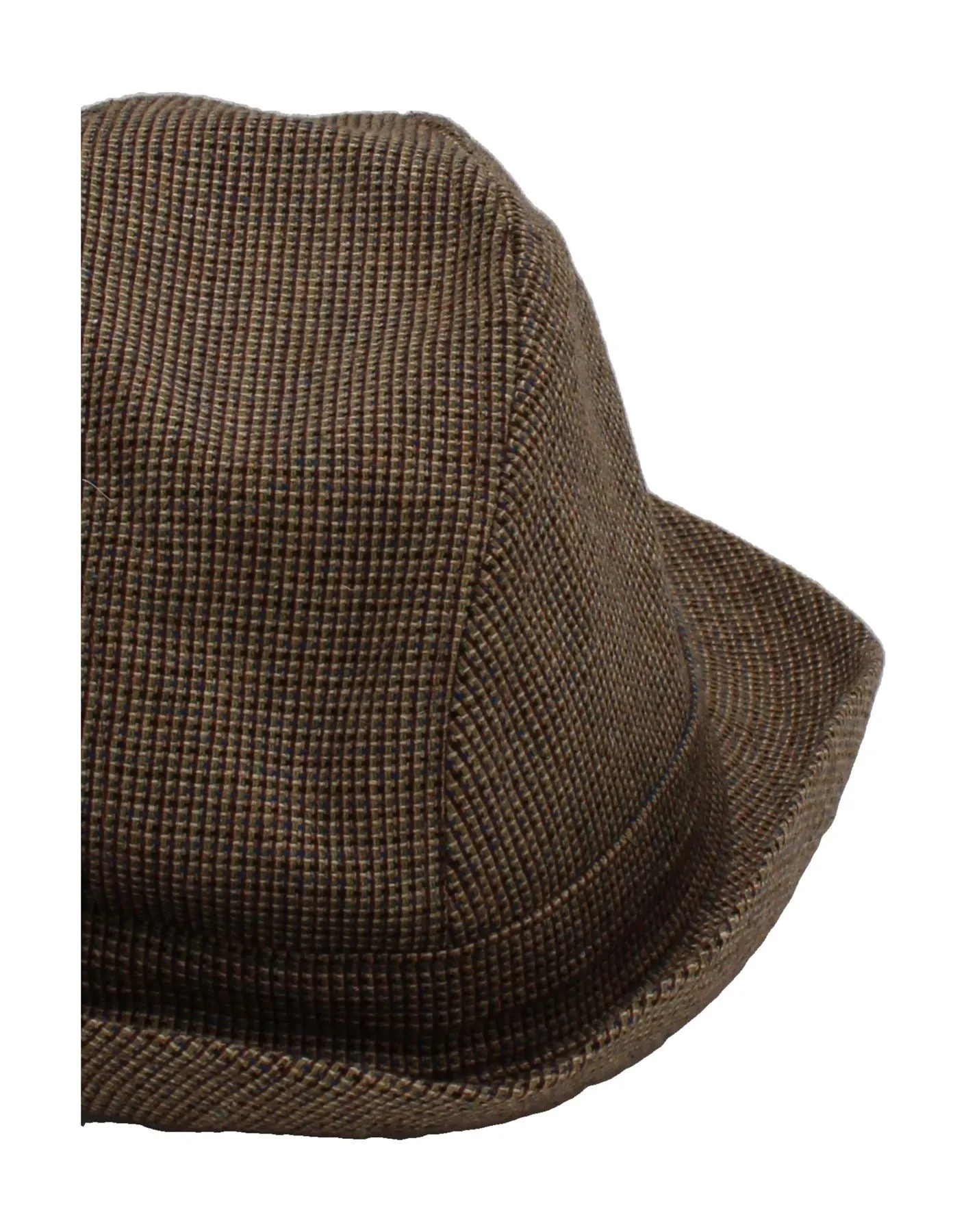 COUNTRY CLUB Mens Vintage Homburg Hat Size 56 6 7/8 Medium Brown
