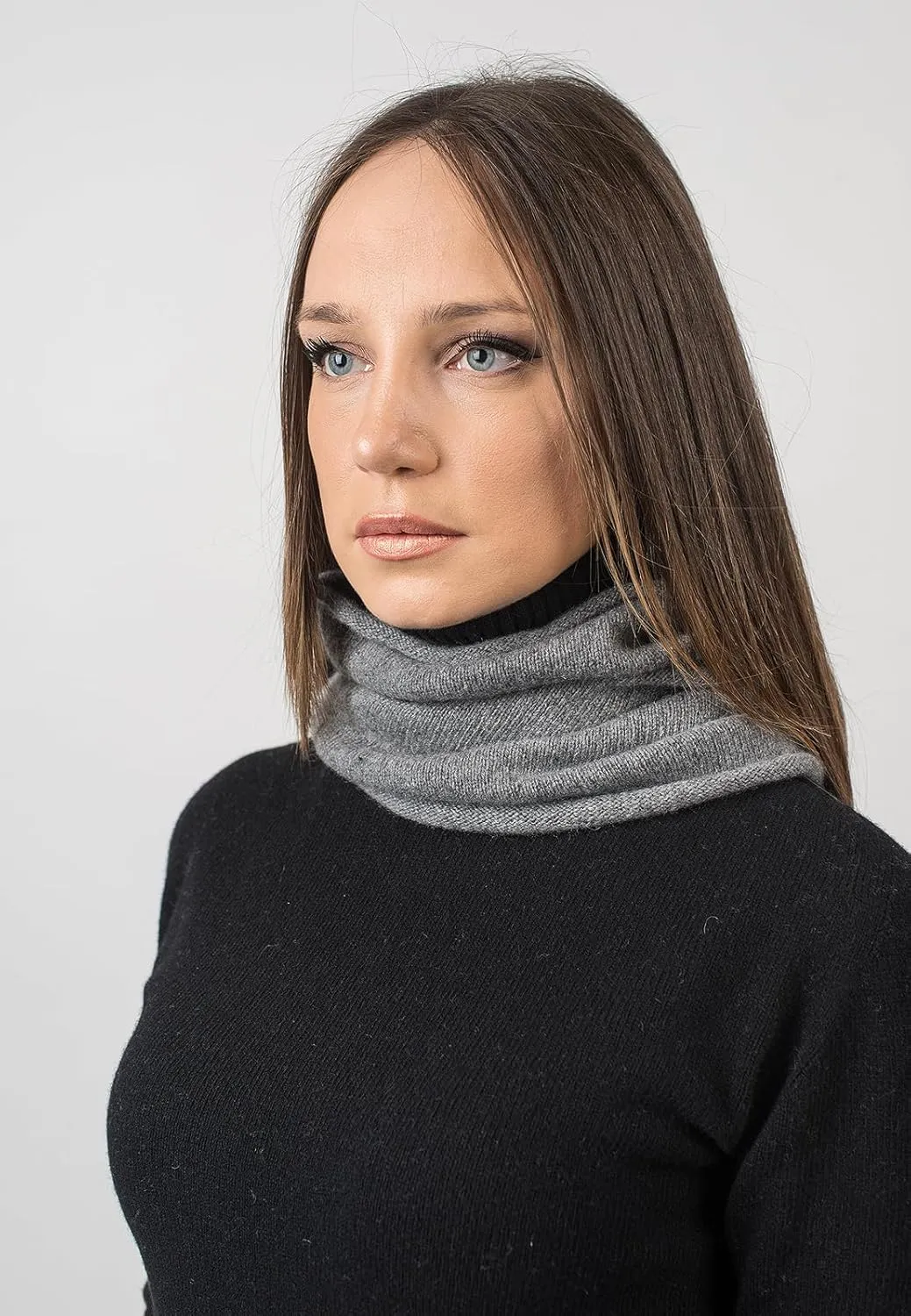 Dalle Piane Cashmere - Infinity scarf in 100% regenerated cashmere - Woman/Man, One size
