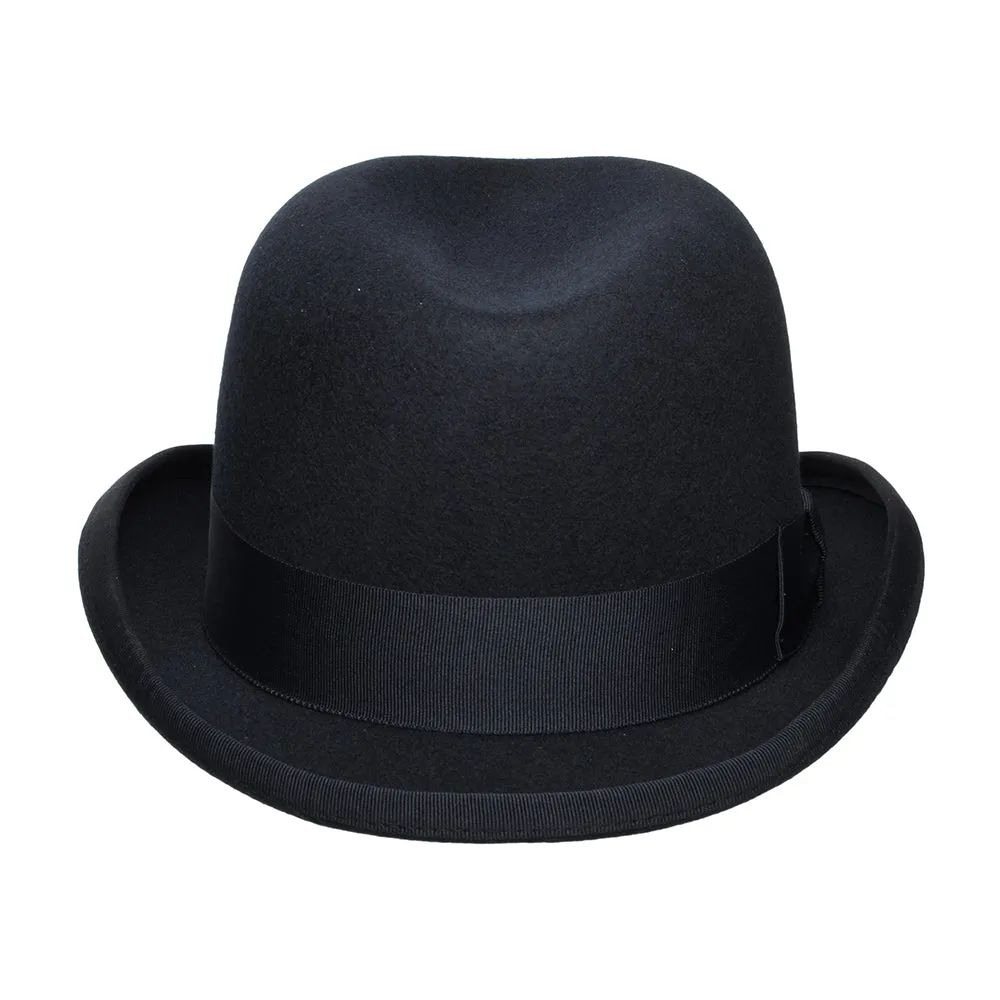 Denton Hats Churchill Homburg - Navy Blue