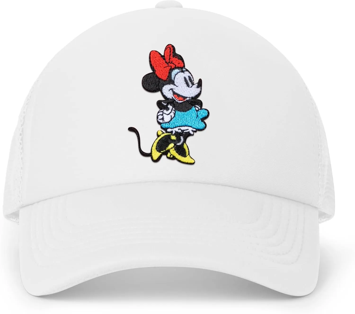 Disney Adult Trucker Hat, Minnie Mouse Mesh Snapback Baseball Cap