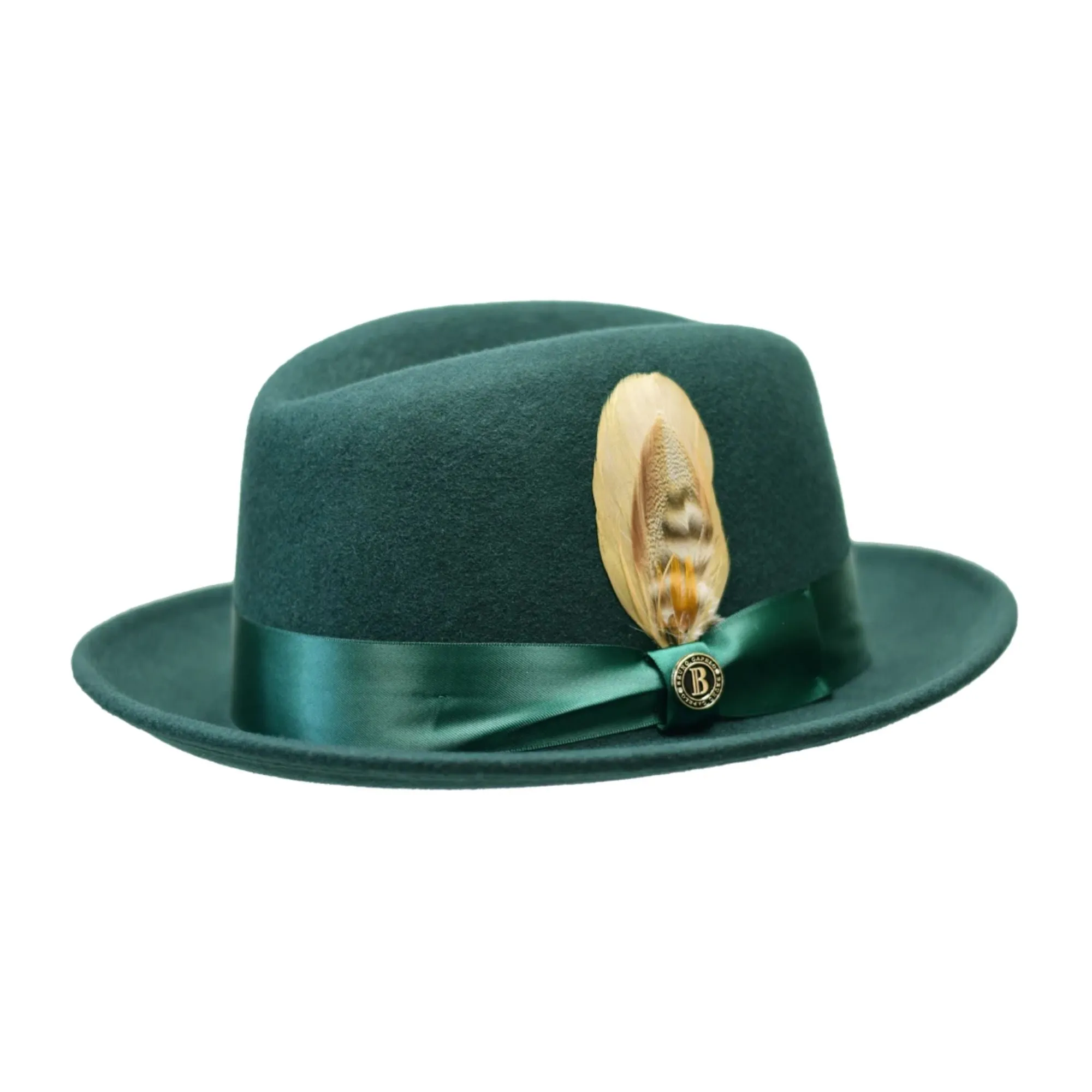 Dobbs Randall Center Dent Wool Felt Homburg