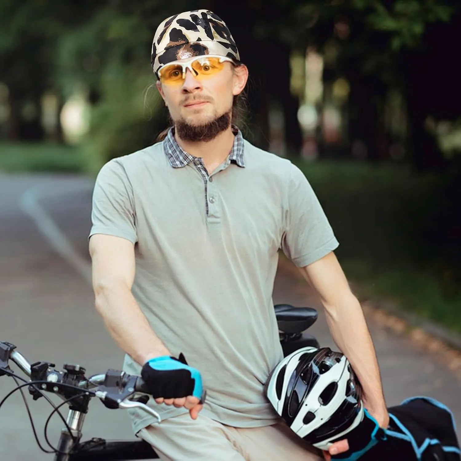 DOCILA Do Rags for Men Skull Cap Women Silk Helmet Liner Doo Rag Silky Motorcycle Head Wrap Bandana Cycling Satin Durags