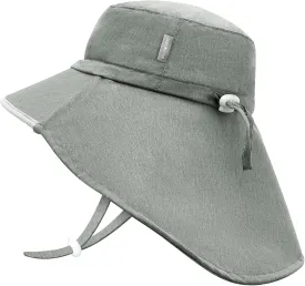 Duoyeree UV Protection Toddler Sun Hat - UPF 50  Beach & Summer Hat for Kids - Wide Brim Hat for Boys & Girls