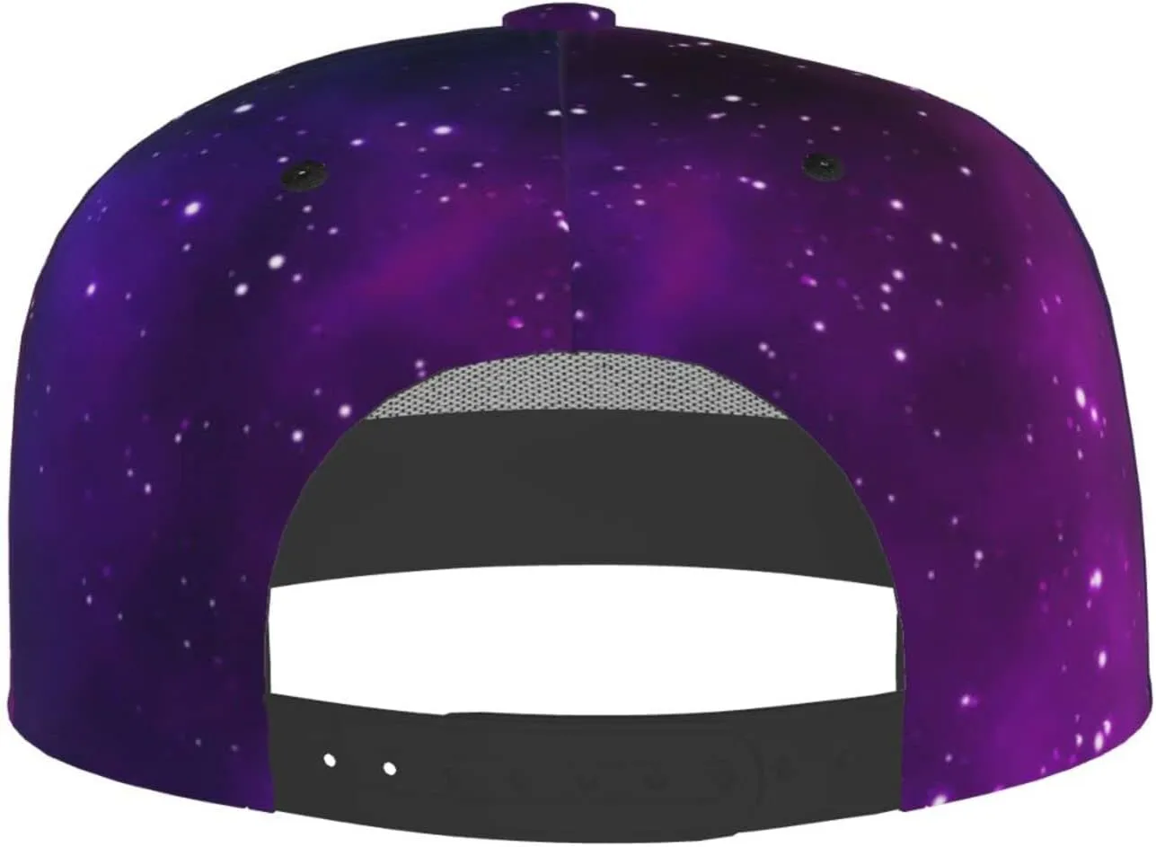 Fashion Galaxy Baseball Cap for Men Women Unisex Adjustable Trucker Hats Snapback Sun Hat Galaxy Flat Bill Brim Hats