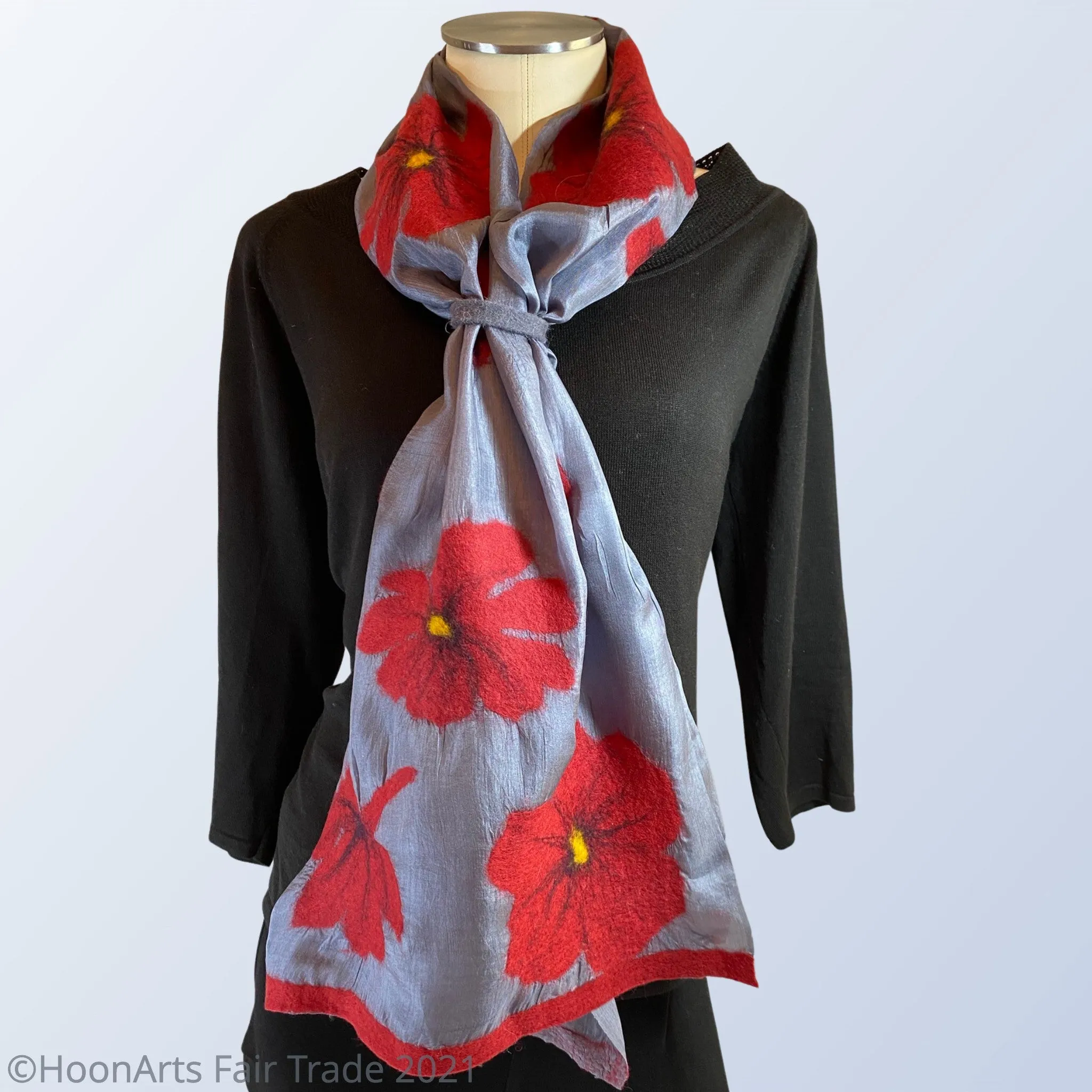 Felted Scarf Ties Handmade in Kyrgyzstan