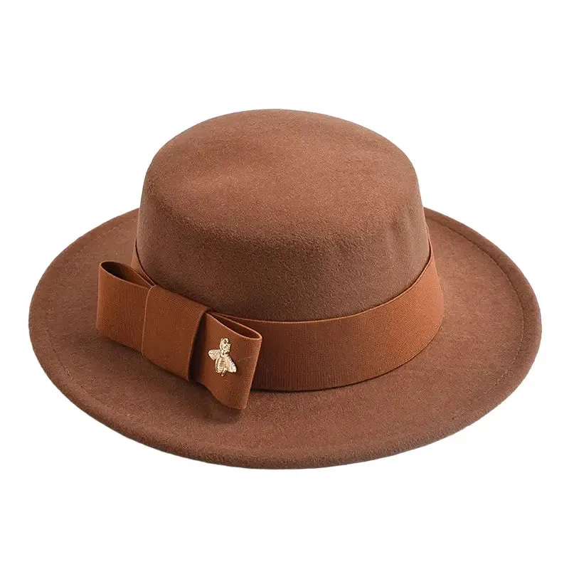 Golden Firefly Classic Boater Hat