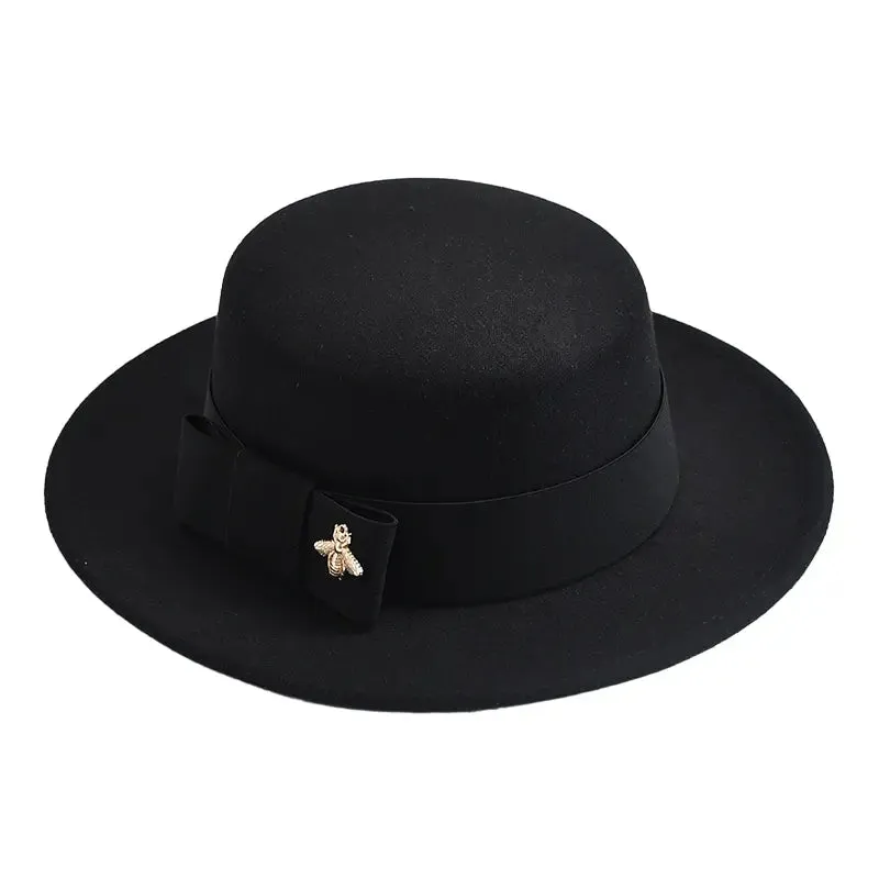 Golden Firefly Classic Boater Hat