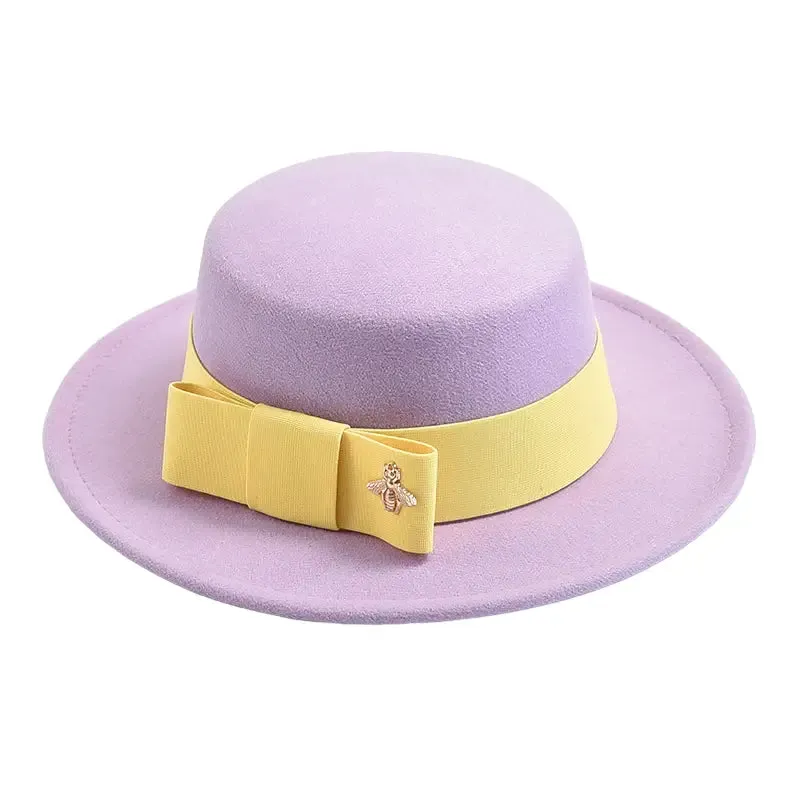 Golden Firefly Classic Boater Hat