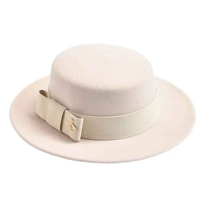 Golden Firefly Classic Boater Hat