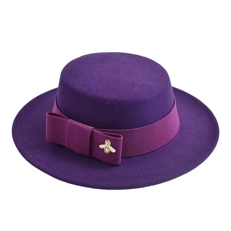 Golden Firefly Classic Boater Hat