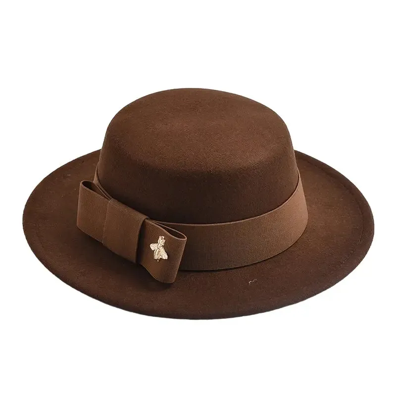 Golden Firefly Classic Boater Hat